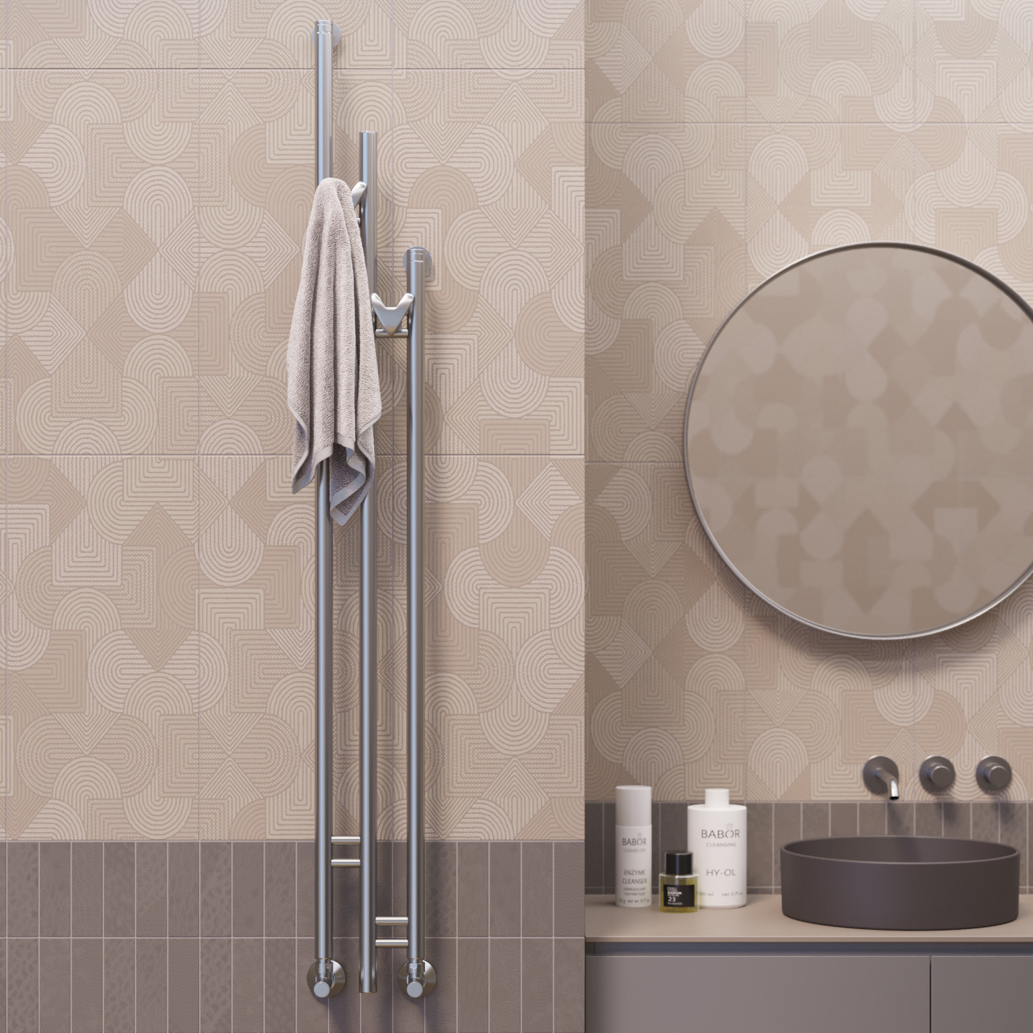 Полотенцесушитель MIXLINE водяной STAR 2 150/15 (1/2" ВР,вентиль угловой 3/4"х1/2" вн/нар) (556255) Полотенцесушитель MIXLINE водяной STAR 2 150/15 (1/2" ВР,вентиль угловой 3/4"х1/2" вн/нар) (556255) - фото 4