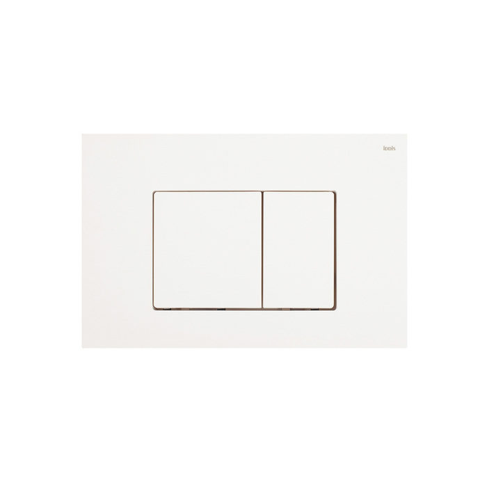 Клавиша смыва IDDIS Unifix универсальная, матовый белый 003 (UNIS3MWi77) - фото 1