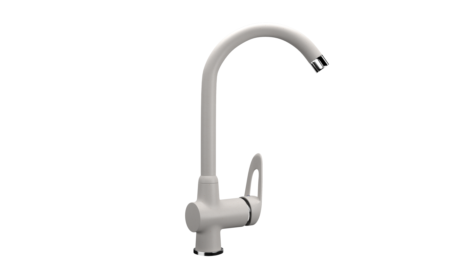 Смеситель для кухни ULGRAN Classic белый (U-006-331) - фото 1