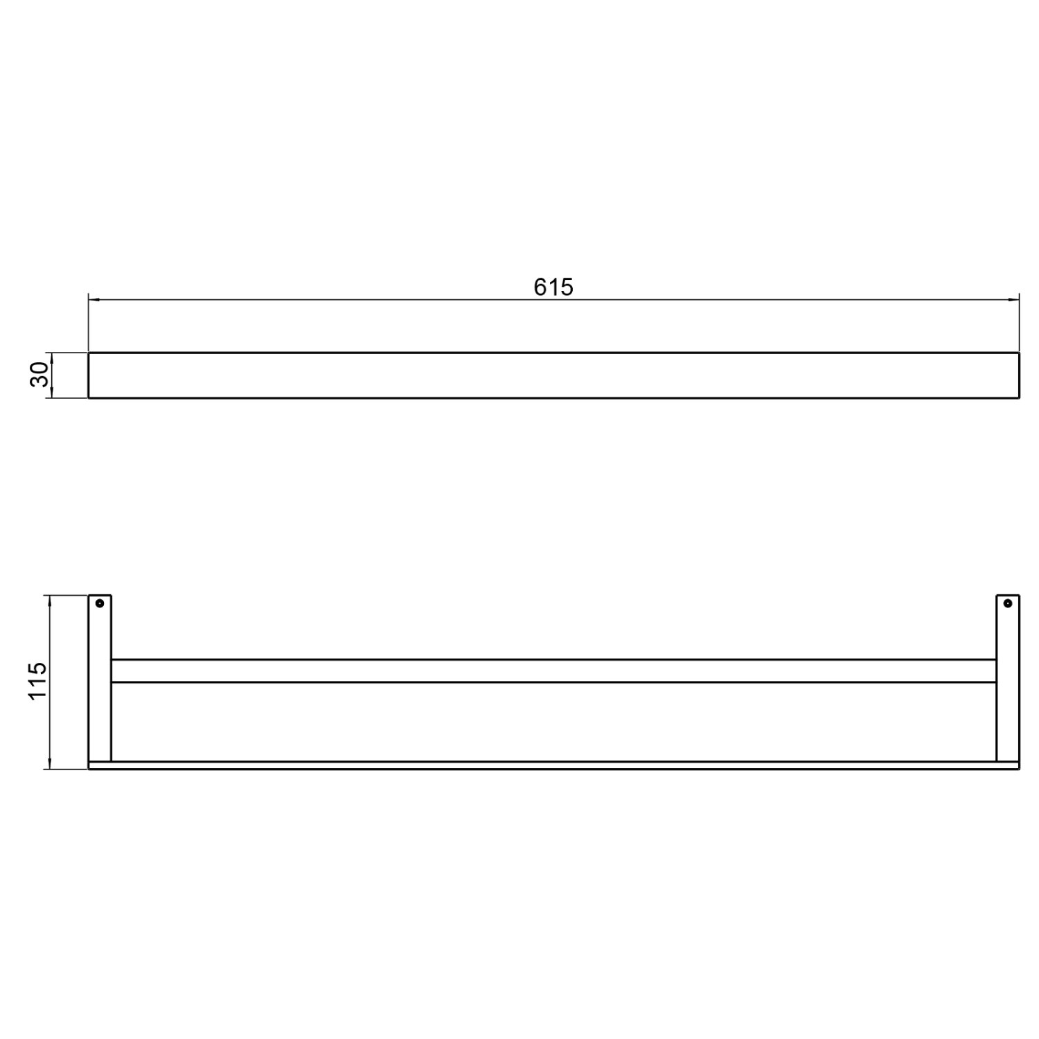 Полотенцедержатель двойной Timo Petruma (15256/03) - фото 2