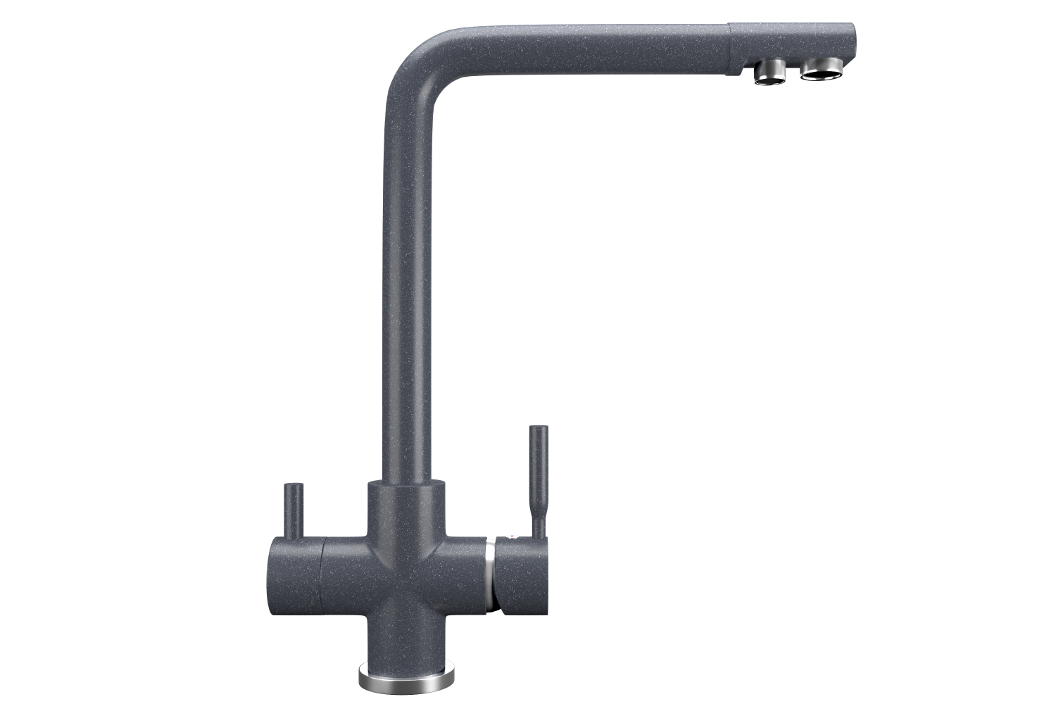 Смеситель для кухни ULGRAN Classic антрацит (U-016-343) - фото 1