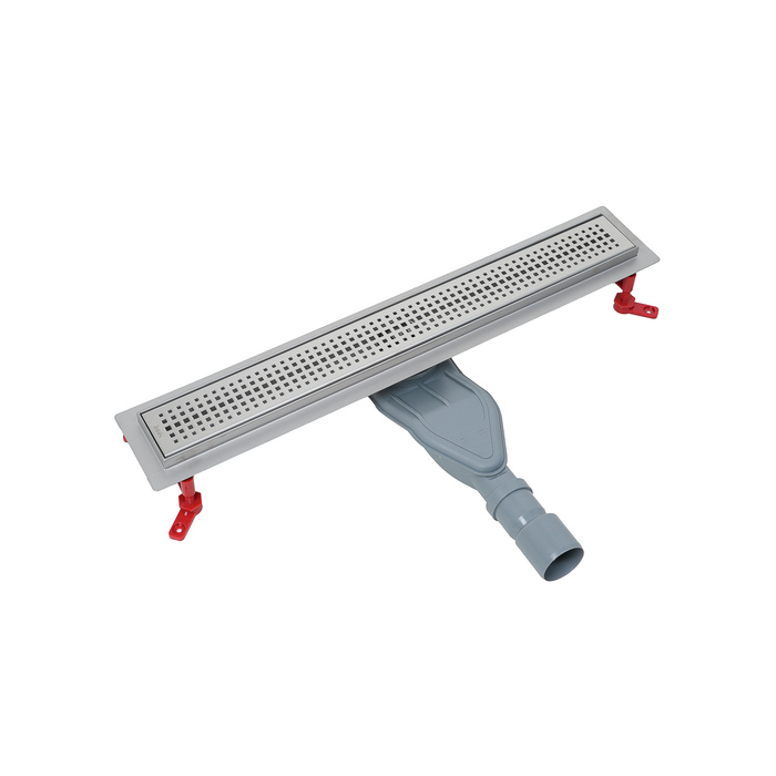 Лоток душевой, сифон 360, комбинированный затвор, перфорированная решетка, 600мм, хром, IDDIS, 975B6SB20DZ - фото 1