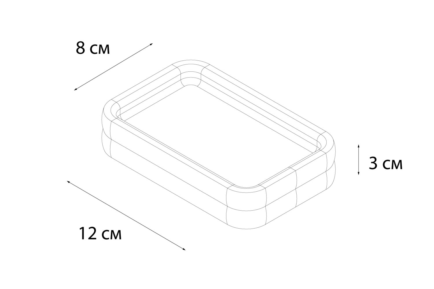 Мыльница FIXSEN Glady зеленая (FX-11-04) - фото 2