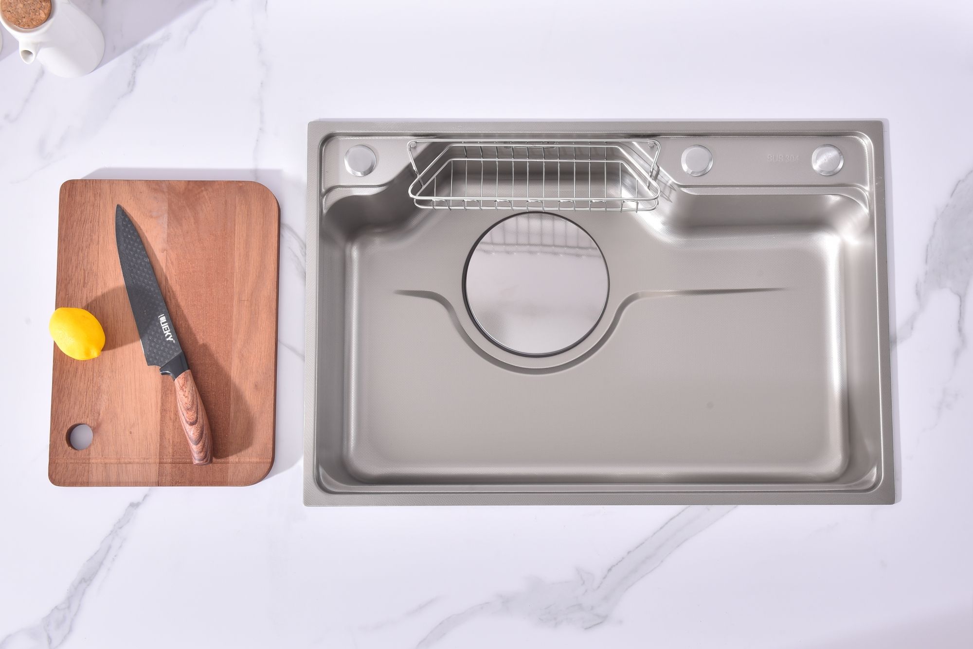 Мойка для кухни Fmark (FSC6845L) - фото 8