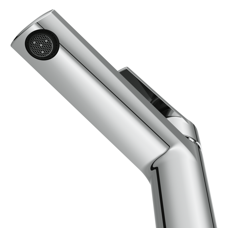 Смеситель для раковины CERSANIT CITY высокий однорычажный хром (68331) - фото 4