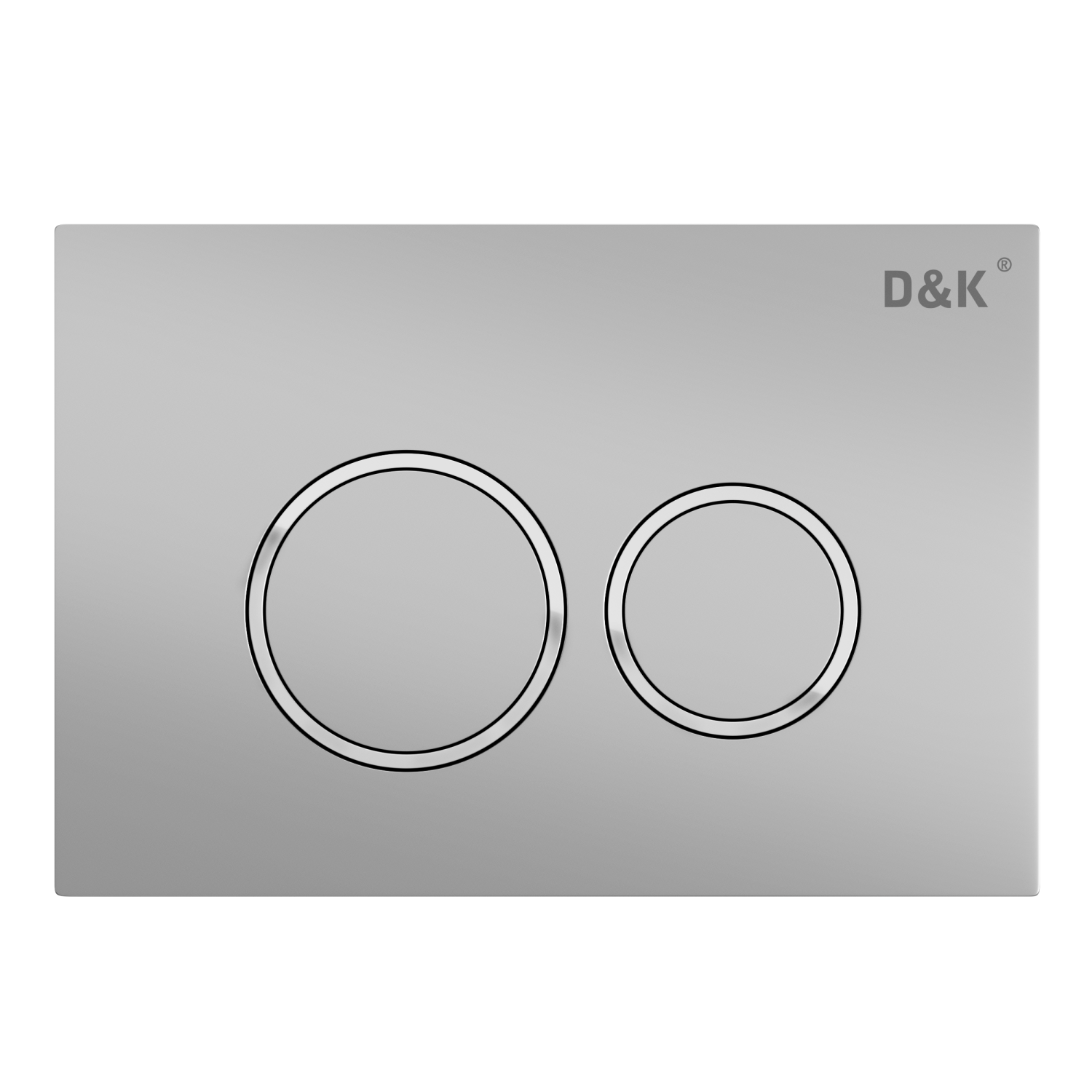 Клавиша смыва D&K Bayern (арт.инсталл DI8050127);матовый хром (DB1529002) - фото 1