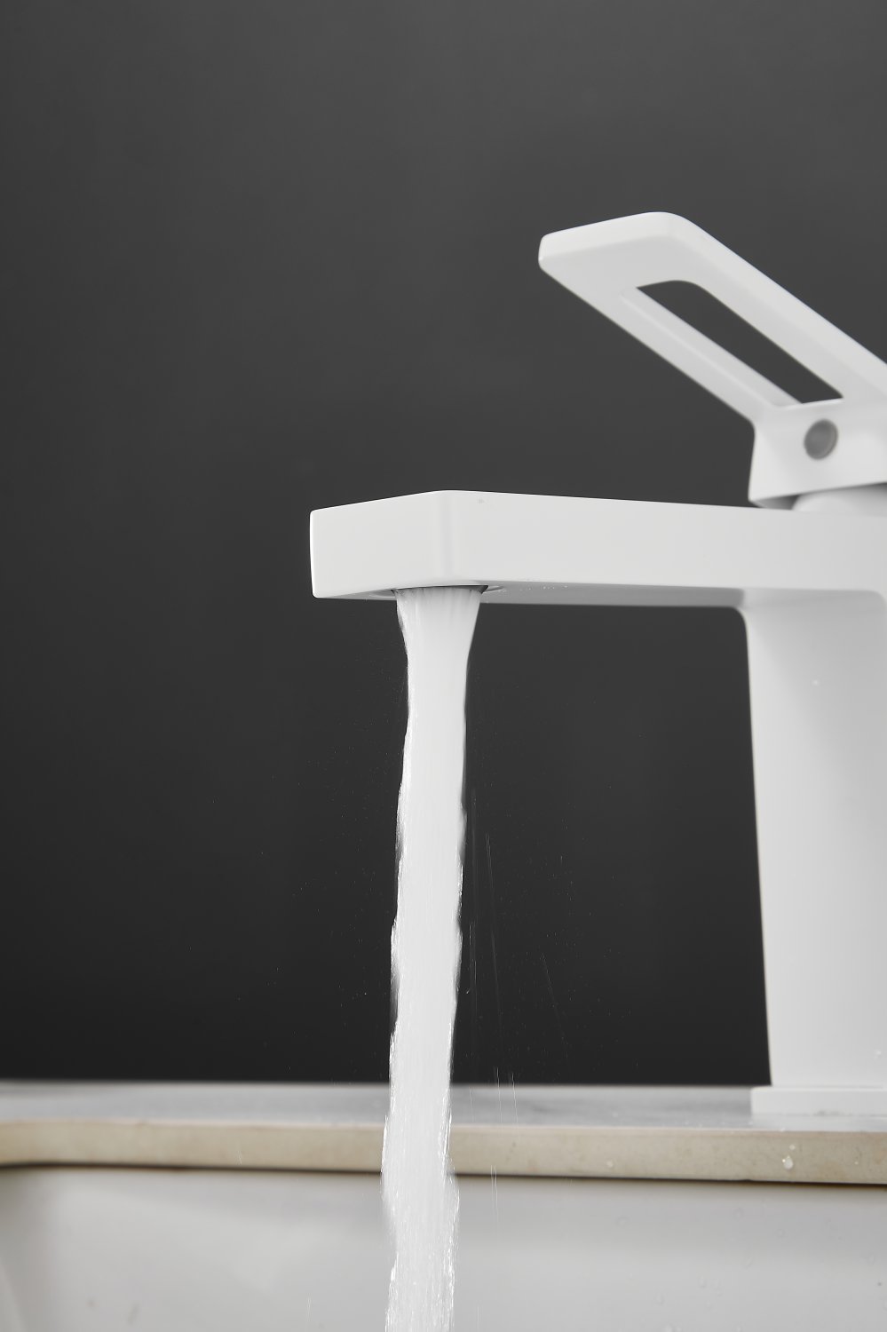 Смеситель для раковины HAIBA цвет: белый (HB10732-8) - фото 2