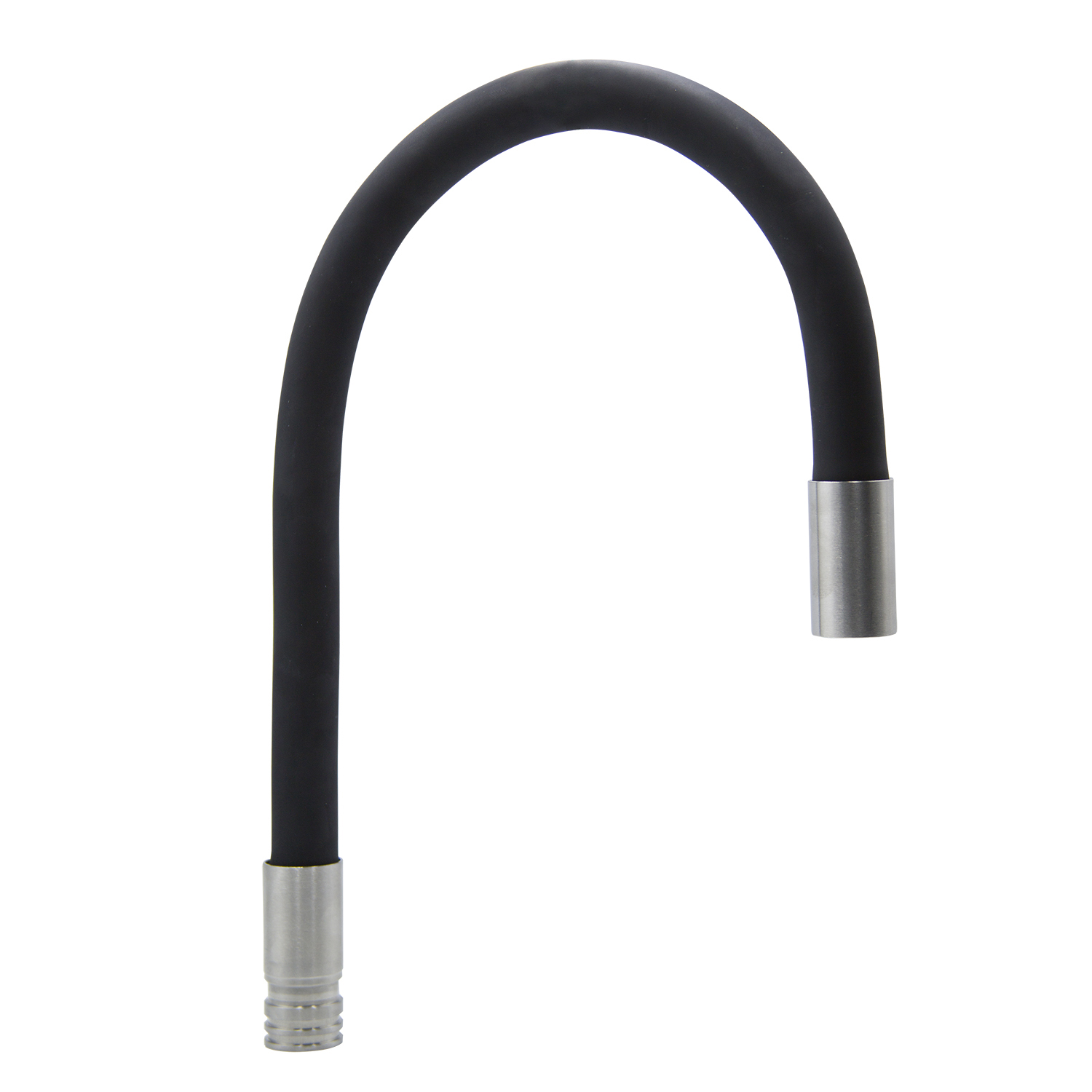 Излив для смесителя кухня MIXLINE гибкий черный (для смесителей MIXLINE MLSS-0325) (551305) - фото 1