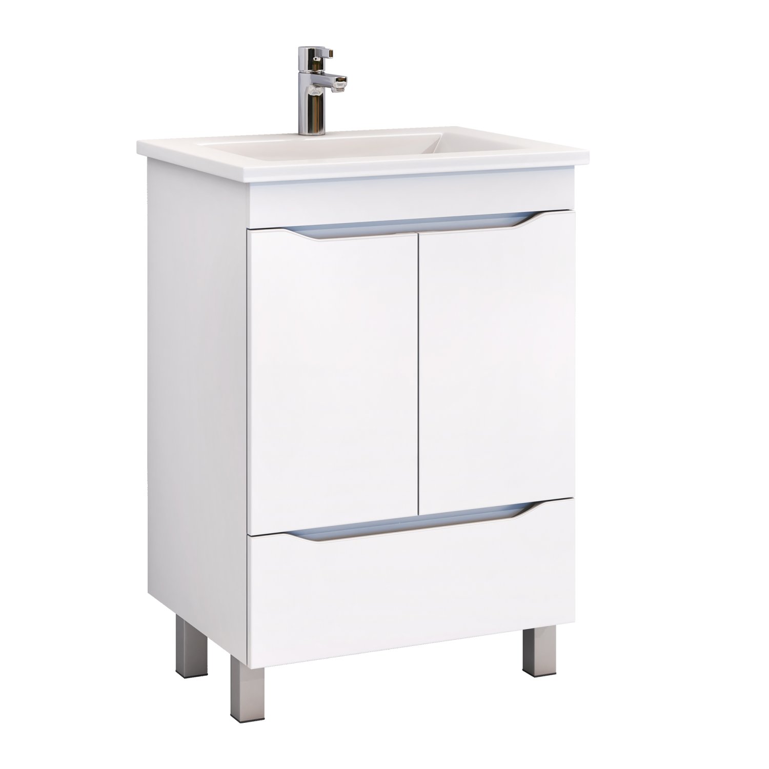 Тумба VIGO Grani 600-2-1 (Элина) (tn.GRI.ELI.60.2D.1Y)