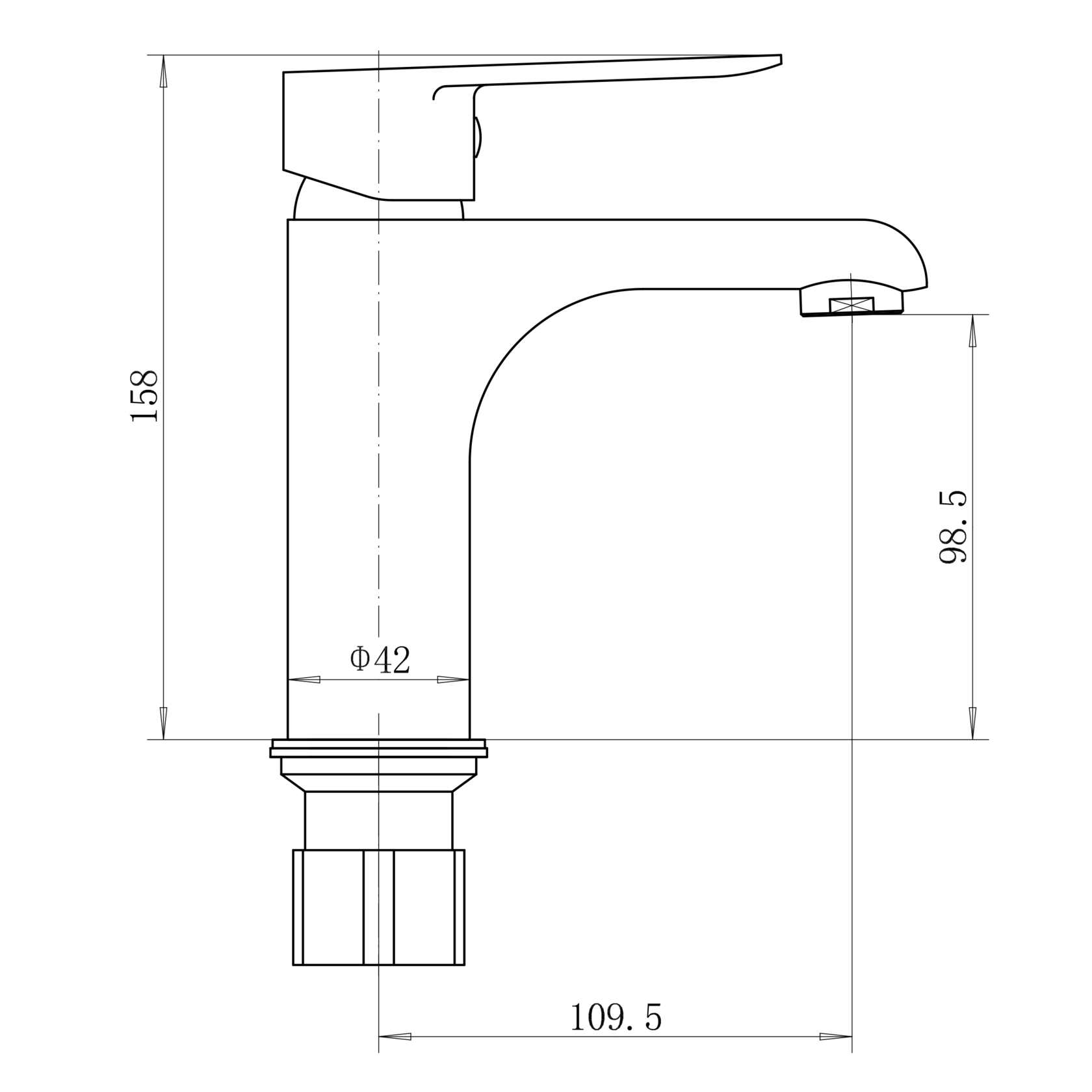 Смеситель для умывальника PLstart хром (PD10083) - фото 3