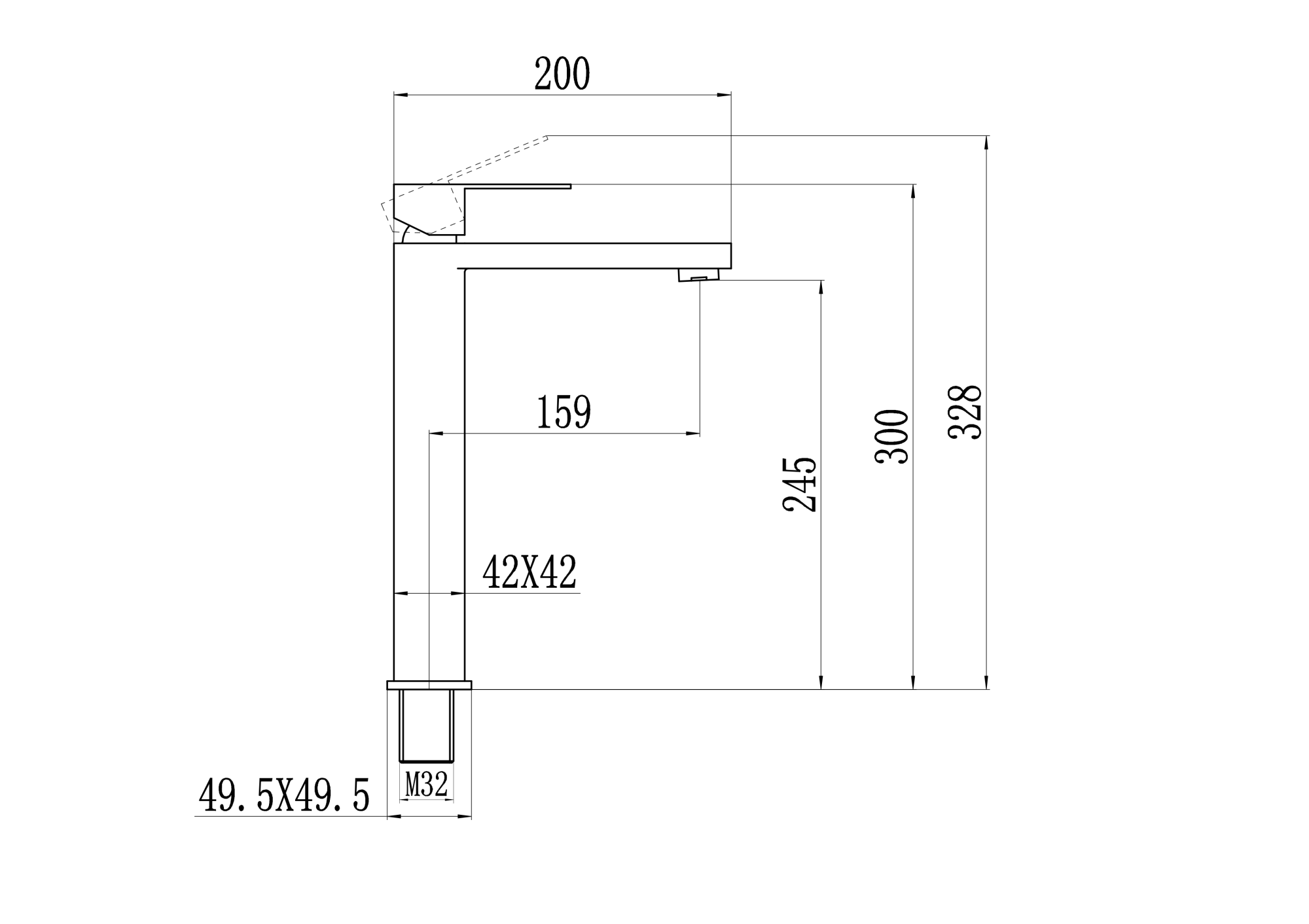 Смеситель для умывальника Fmark (FS8711C) - фото 2