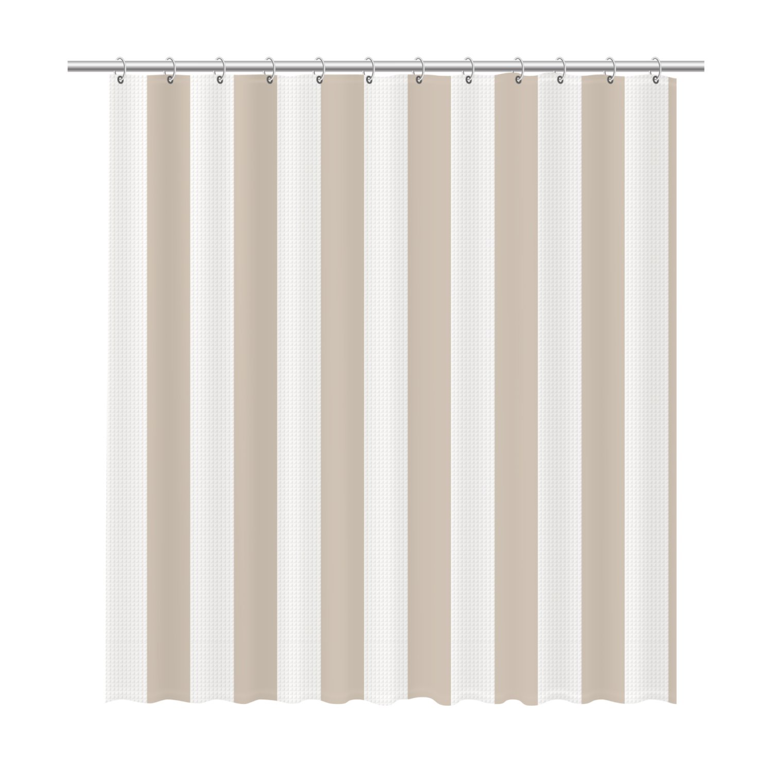 Шторка для ванной Fixsen Vafel бежевая (FX-5020A) - фото 1