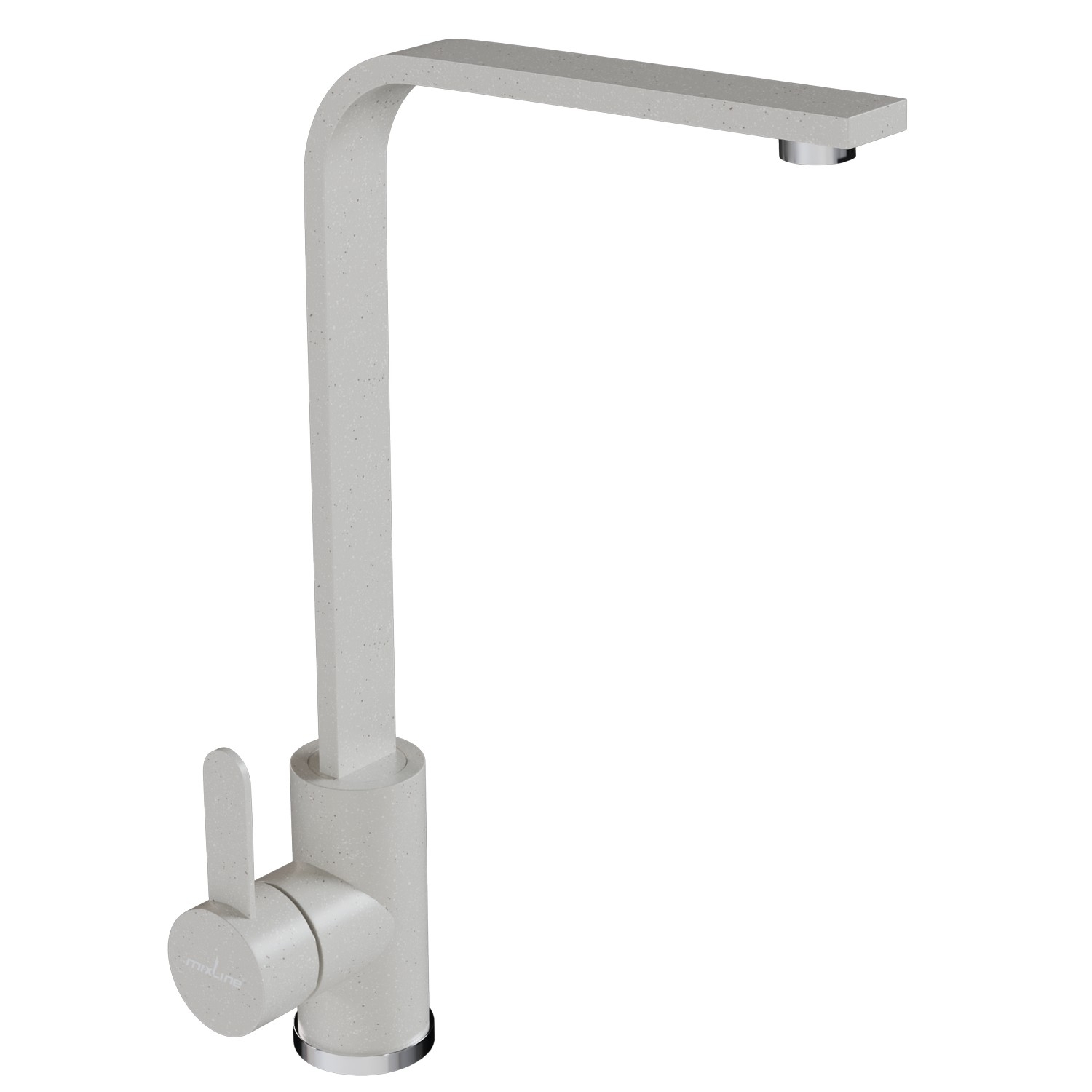Смеситель для кухни MIXLINE ML-GS14 35к (331) белый высок. излив (550683)