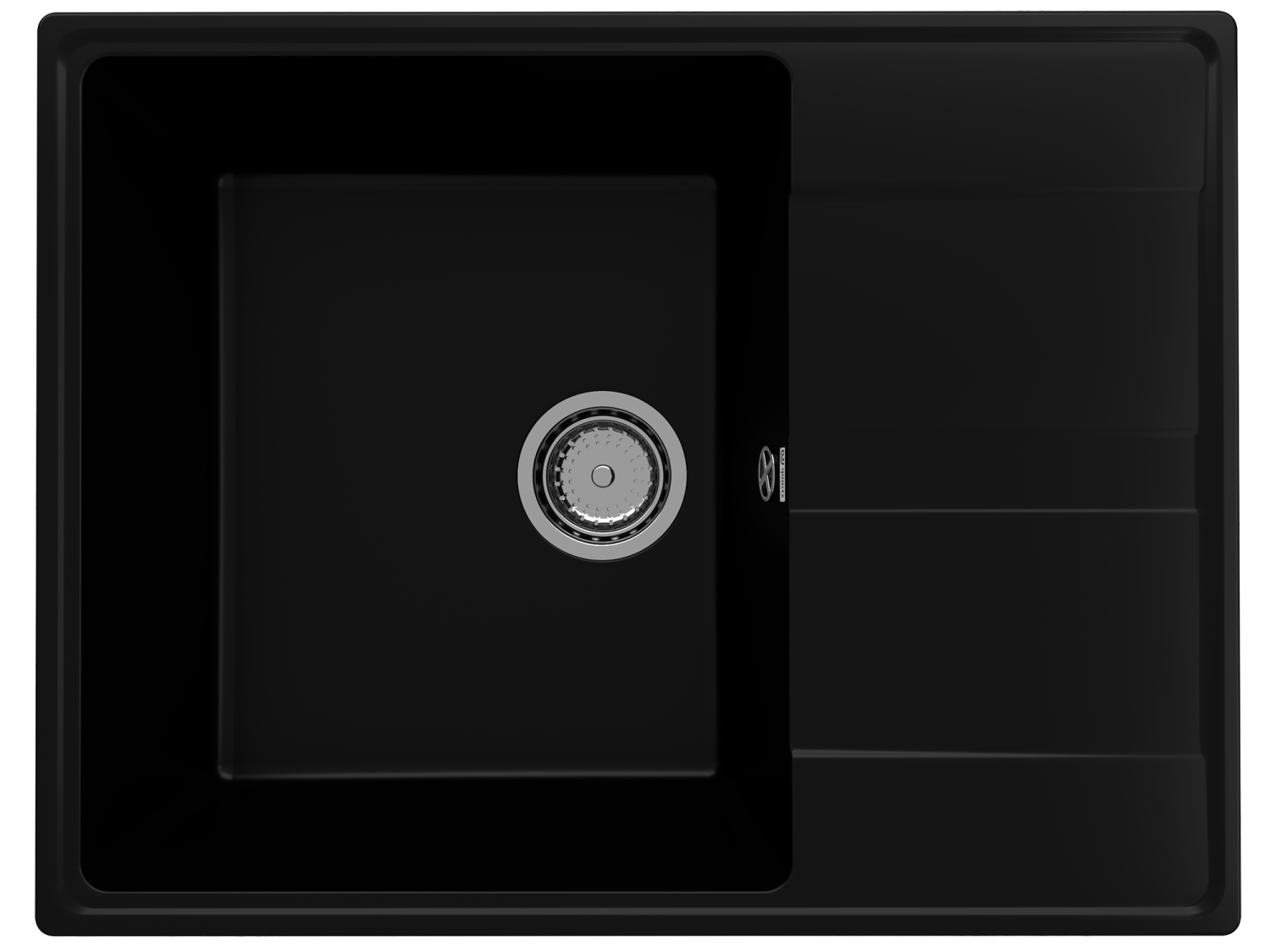 Мойка ULGRAN Quartz уголь (Prima 650-07) - фото 1