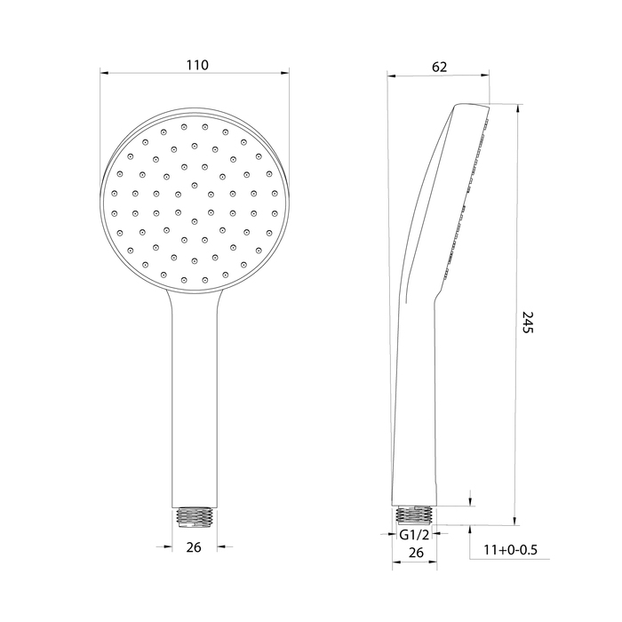 Лейка для душа, Essential, Milardo, ESS1F11M18 - фото 8
