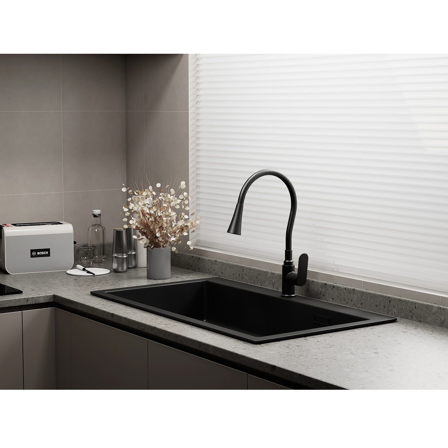 Смеситель Splenka для кухни с гибким изливом (S41.43.06) - фото 2