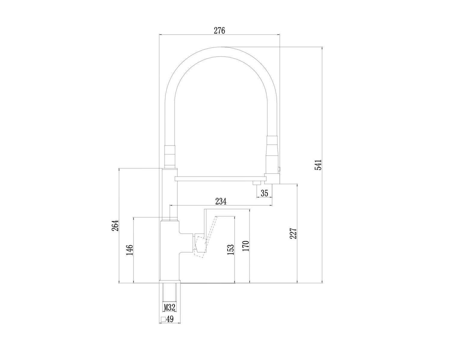 Смеситель для кухонной мойки Savol под фильтр питьевой воды (S-L1809Q-02) - фото 2