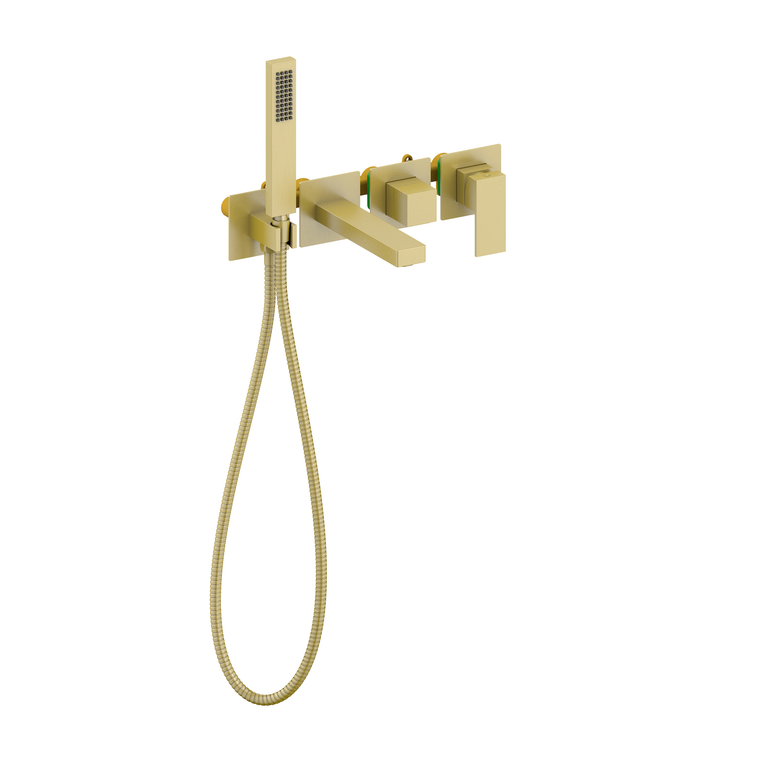 Смеситель встроенный для ванны с душем Timo Selene золото матовое (2014/17YSM) - фото 1