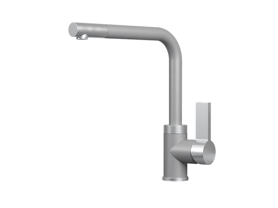 Смеситель для кухни GRANULA (5504, АЛЮМИНИУМ) - фото 1