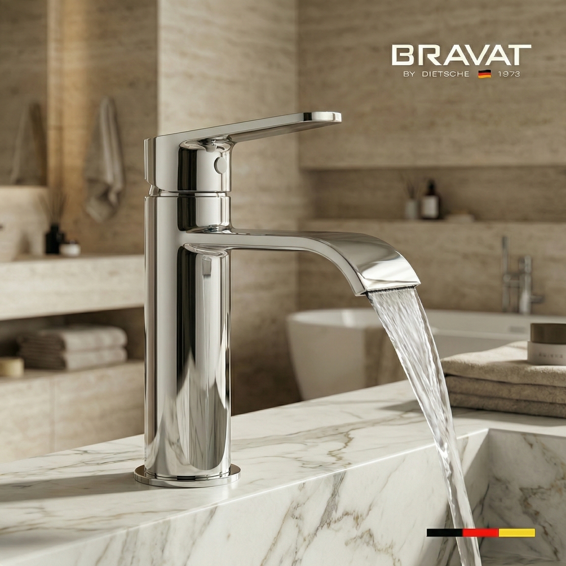 Смеситель для раковины цвет хром BRAVAT (F1795926CP-SW) - фото 6
