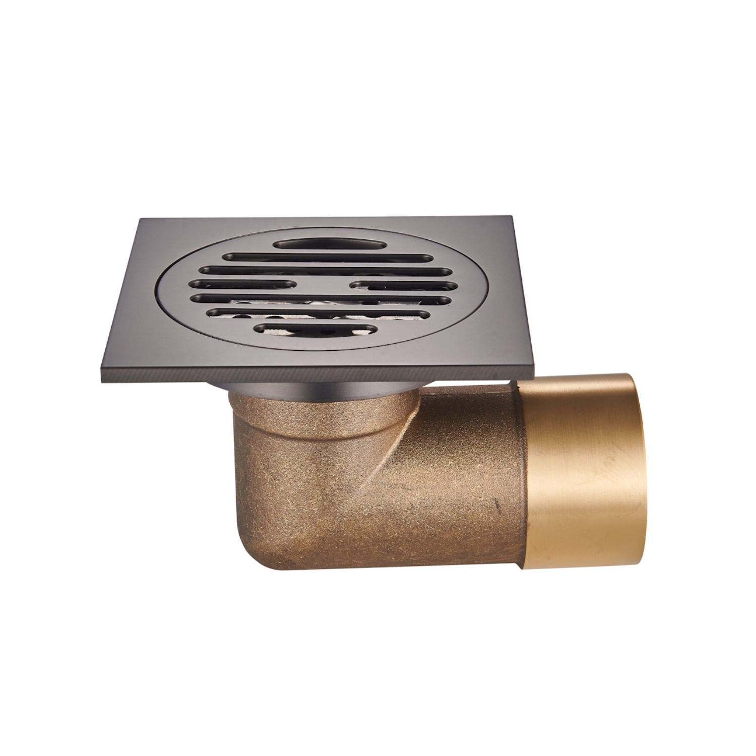 Душевой трап Raglo 100х100мм, нержавеющая сталь, графит (R605.10.09)