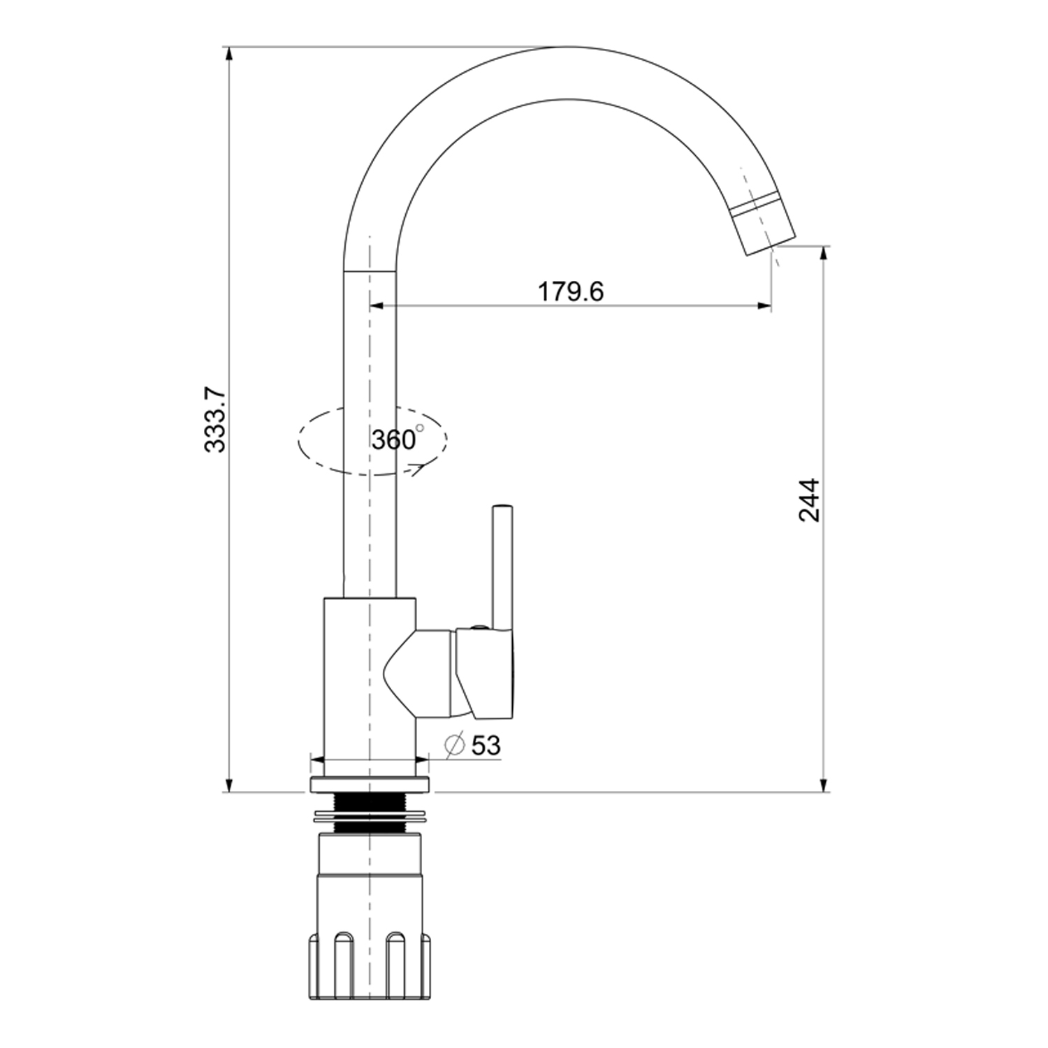 Смеситель Splenka для кухни (S201.40.06) - фото 8