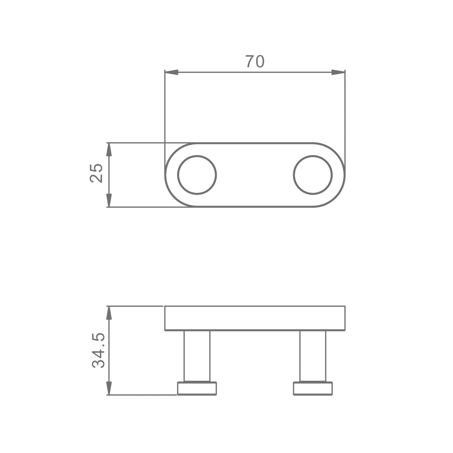 Крючок для полотенец Raglo двойной, черный (R300.052.06) - фото 2