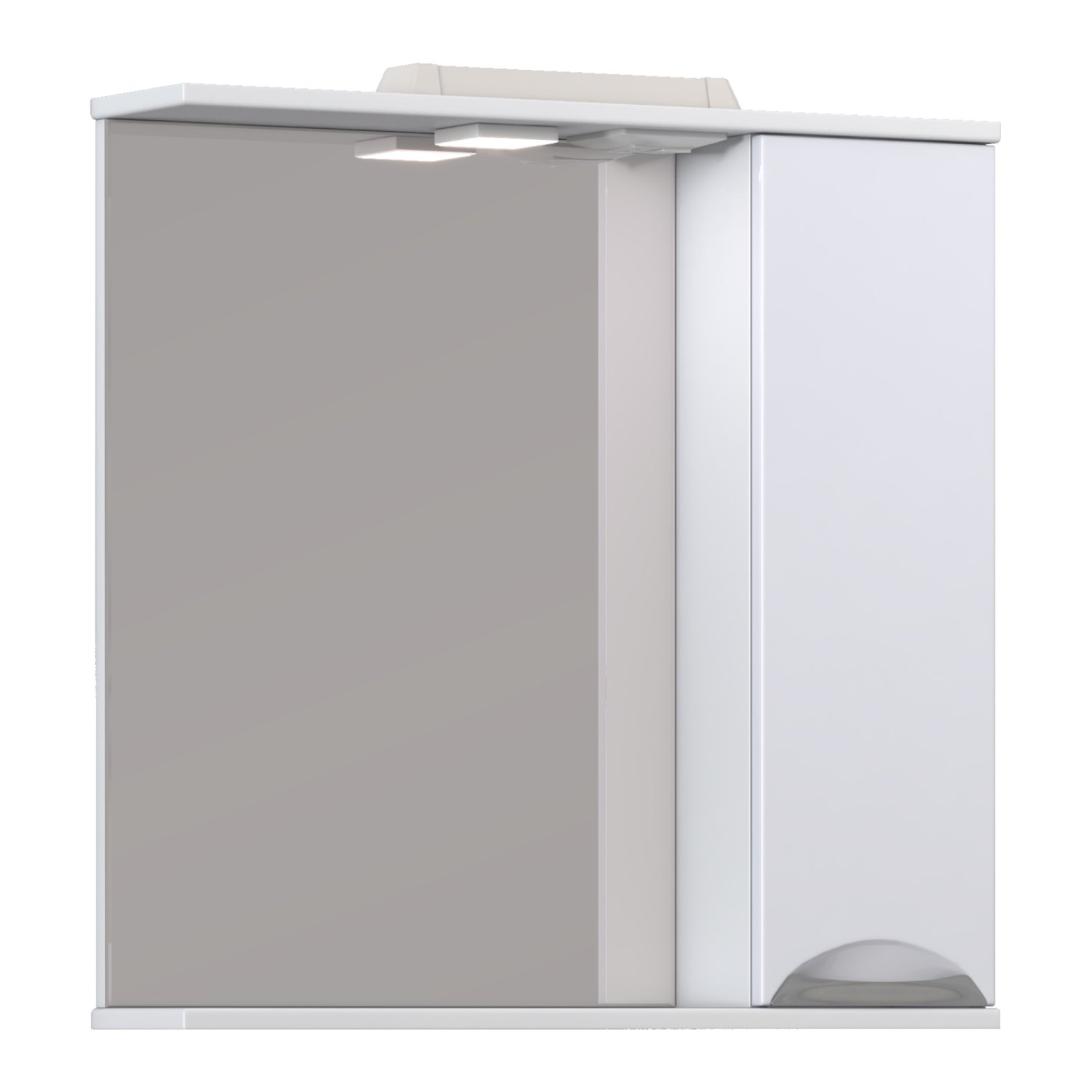 Шкаф VIGO навесной с зеркалом Callao 700 (правый) со спотом (z.CAL.70.R.El) - фото 1