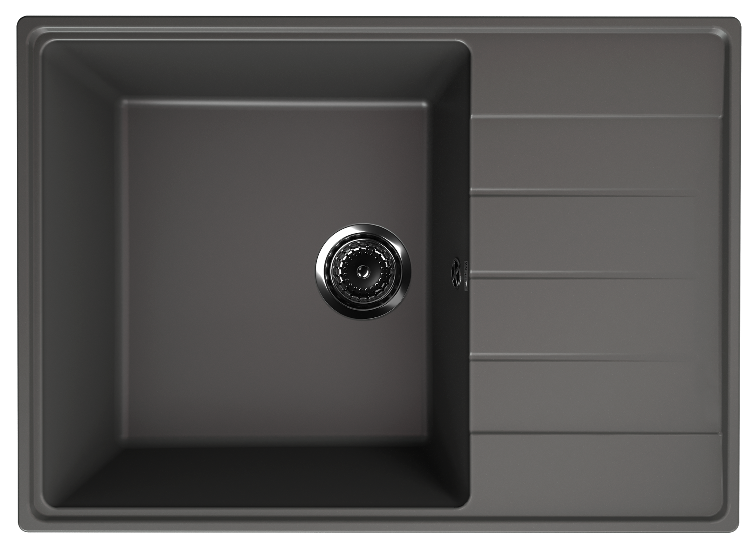 Мойка ULGRAN Quartz асфальт (Prima 700-09) - фото 1