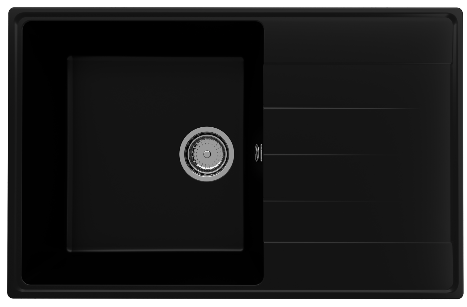 Мойка ULGRAN Quartz уголь (Prima 780-07) - фото 1