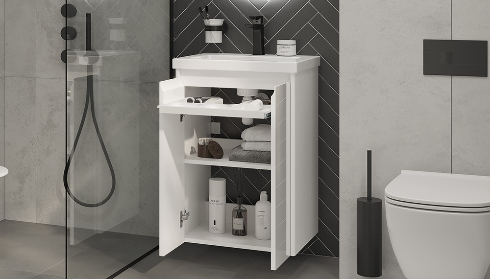 Тумба подвесная Velvex Klaufs 50.2D-616.216 под раковину Ц0000008205 (Como) (tp.KLA.COM.50.2D) - фото 3