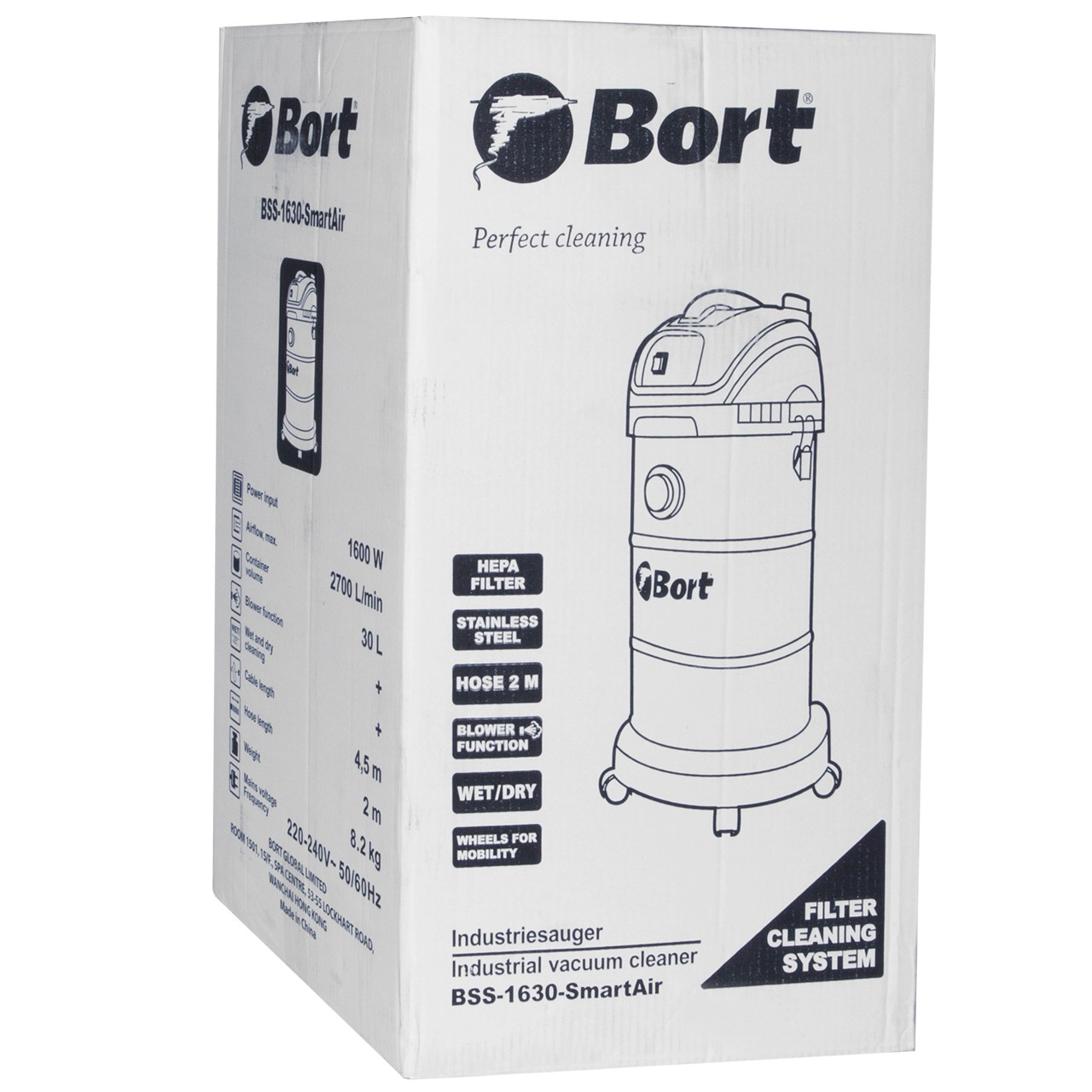 Пылесос для сухой и влажной уборки Bort BSS-1630-SmartAir (91272294) - фото 5