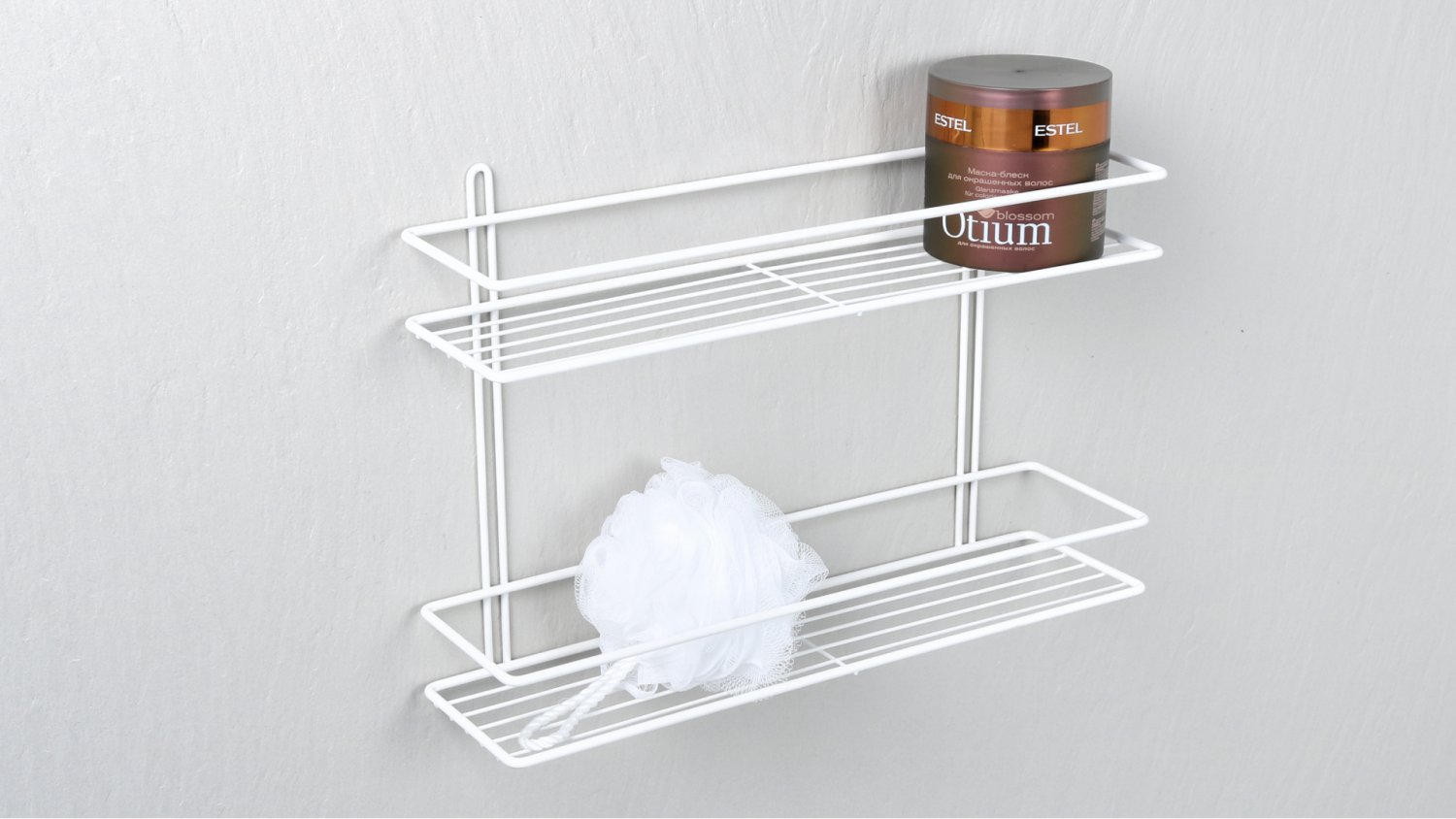 Полка Fixsen прямая двухэтажная белая (FX-730W-2) - фото 2