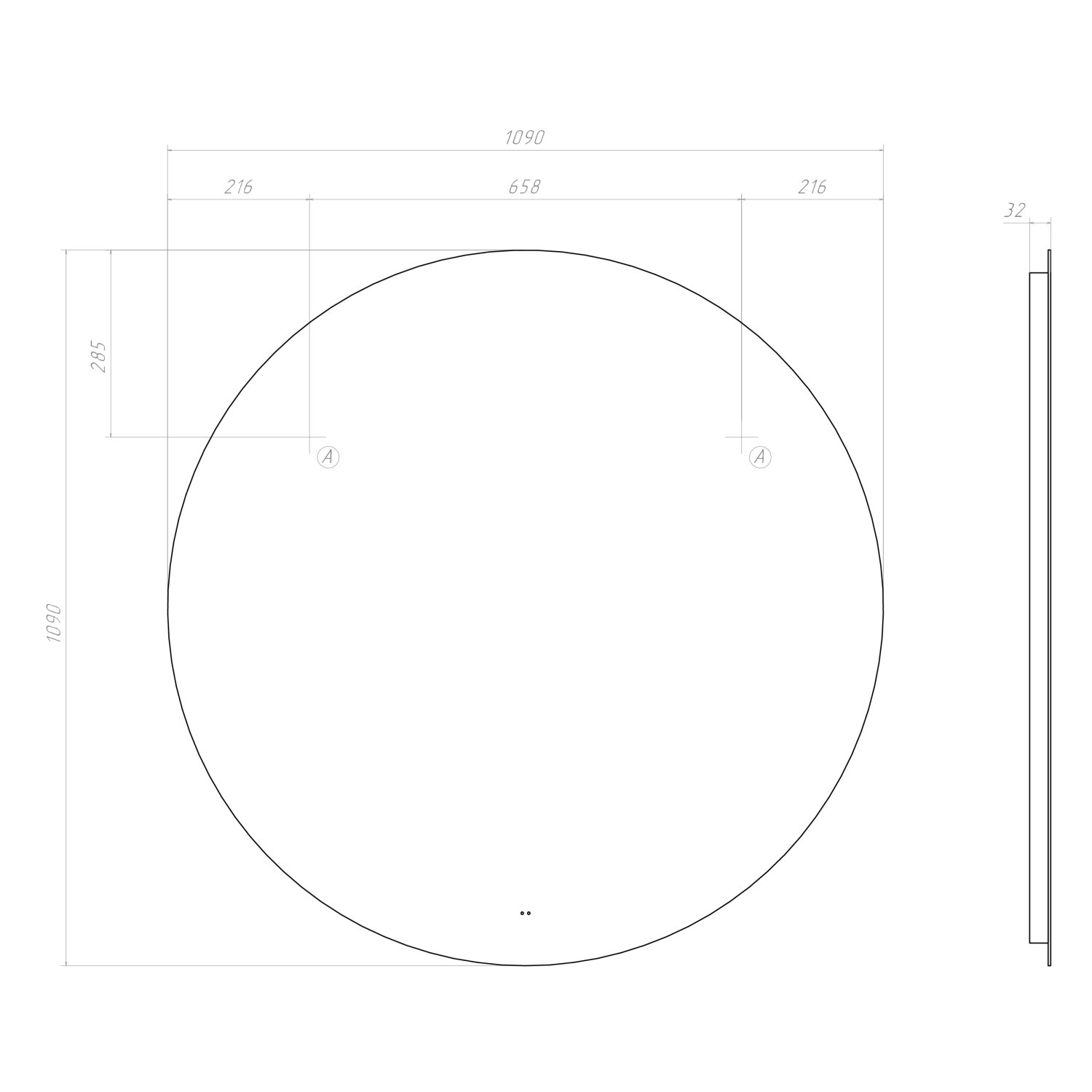 Зеркало VIGO Otti Classic 1100 (088) - фото 3