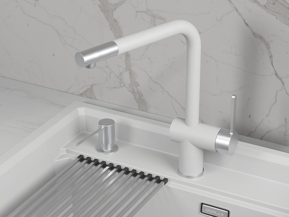 Смеситель для кухни GRANULA (5017, АРКТИК) - фото 2