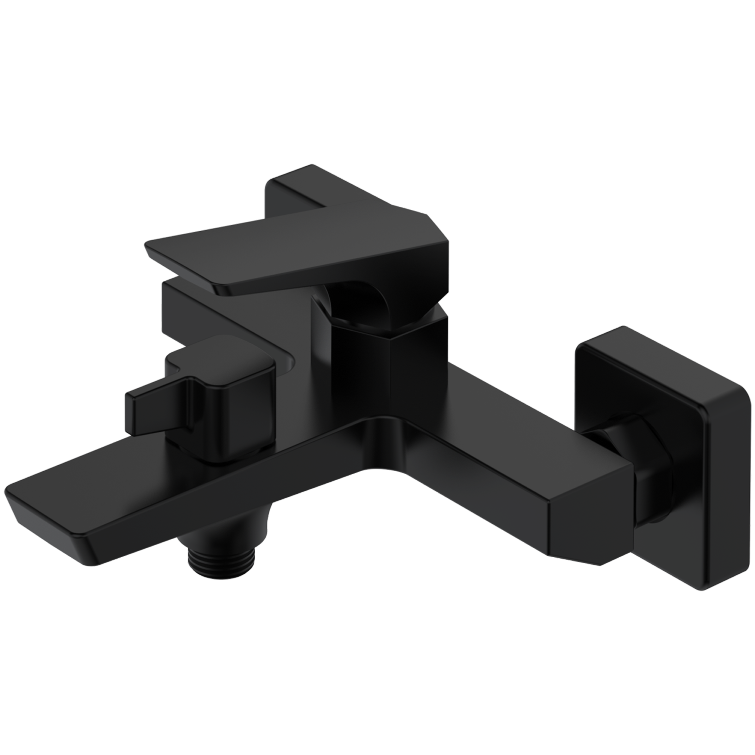 Смеситель для ванны HAIBA черный (HB60726-7) - фото 1