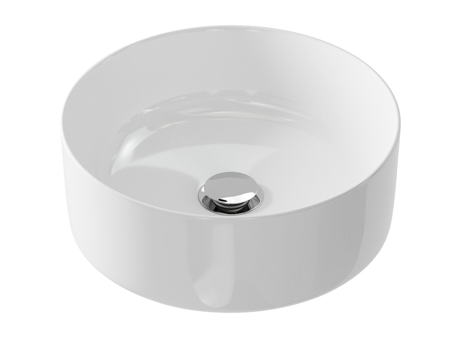 Раковина Cersanit  на столешницу CREA 38 RING 0 отв. (64754) - фото 1