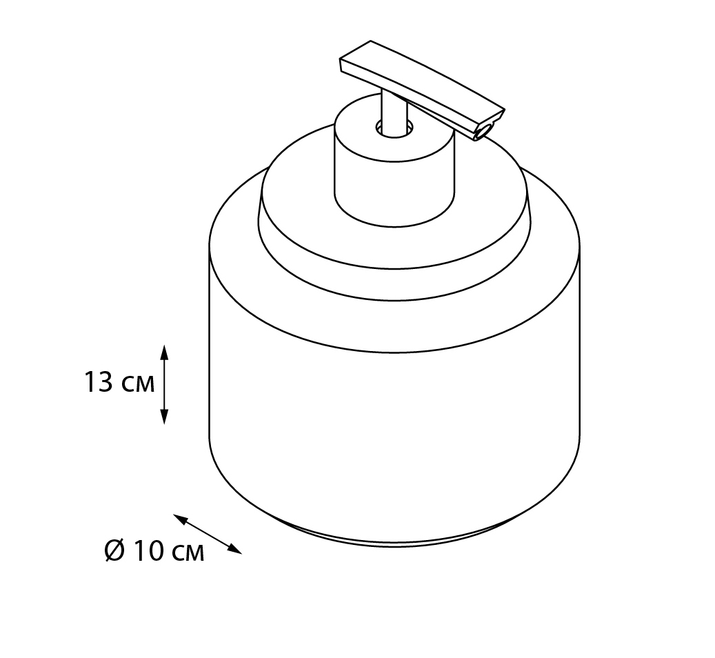 Дозатор для жидкого мыла FIXSEN Rich (FX-251-1) - фото 3