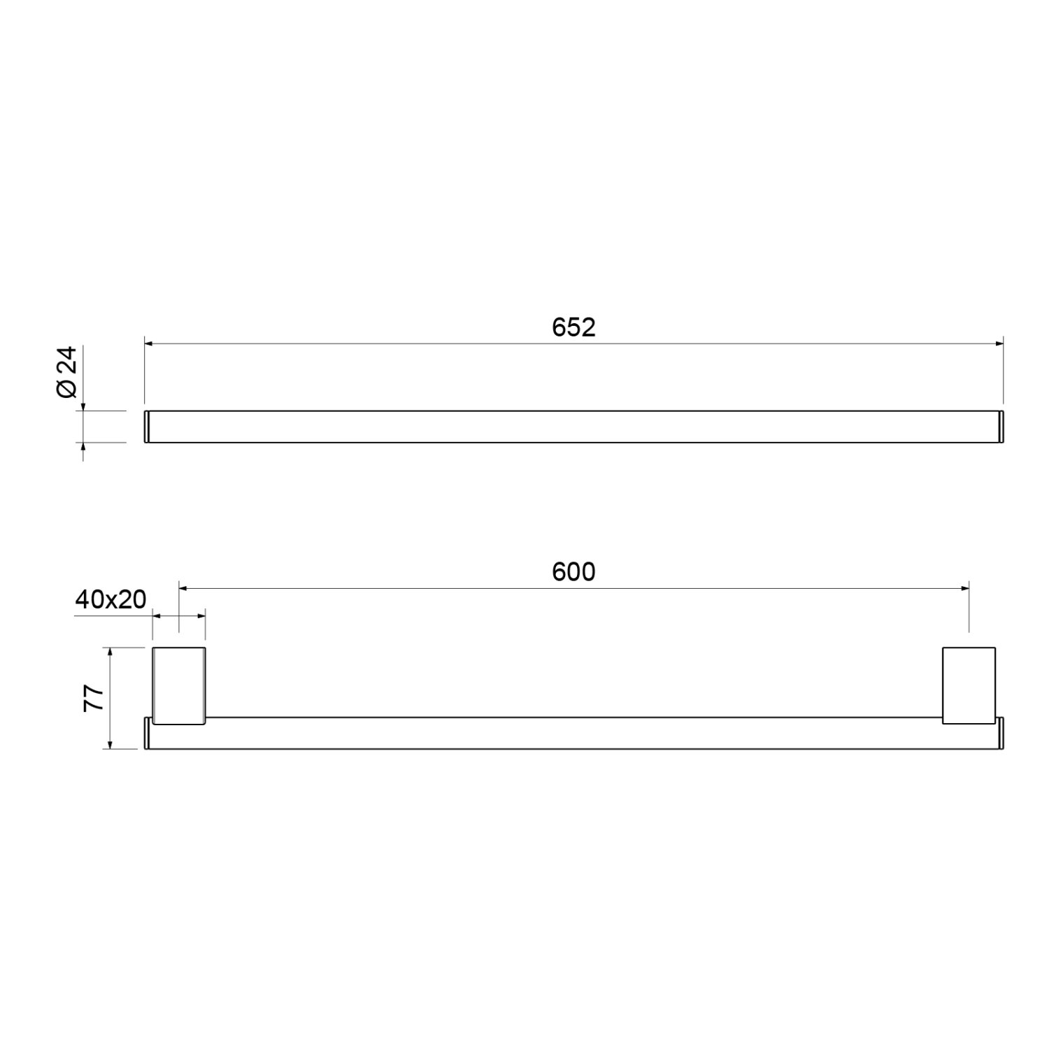 Полотенцедержатель Timo Luiro золото матовое (18553/17) - фото 2