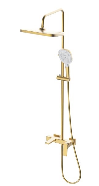 Душевая система HAIBA тропический душ, латунь, золото (HB24831-5) - фото 1