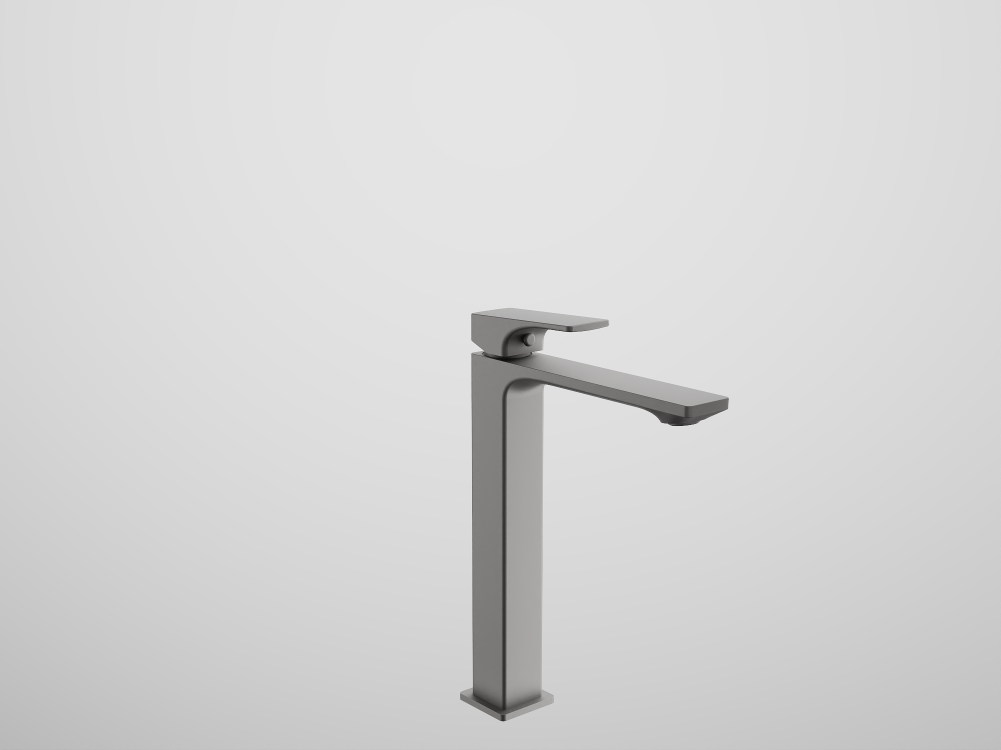 Смеситель для раковины BELZ цвет: оружейная сталь (B11709-3)