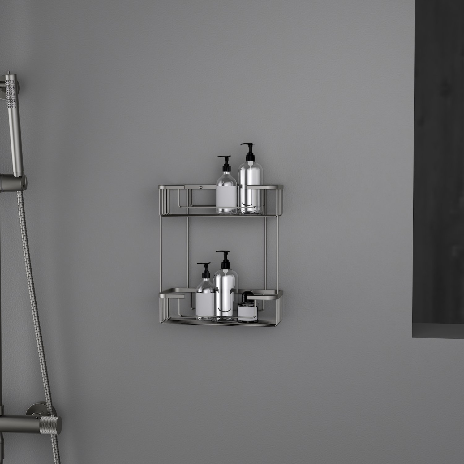 Полка двойная Timo Saona черное золото (13083/18) - фото 2