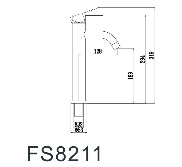 Смеситель для умывальника Fmark (FS8211C) - фото 2