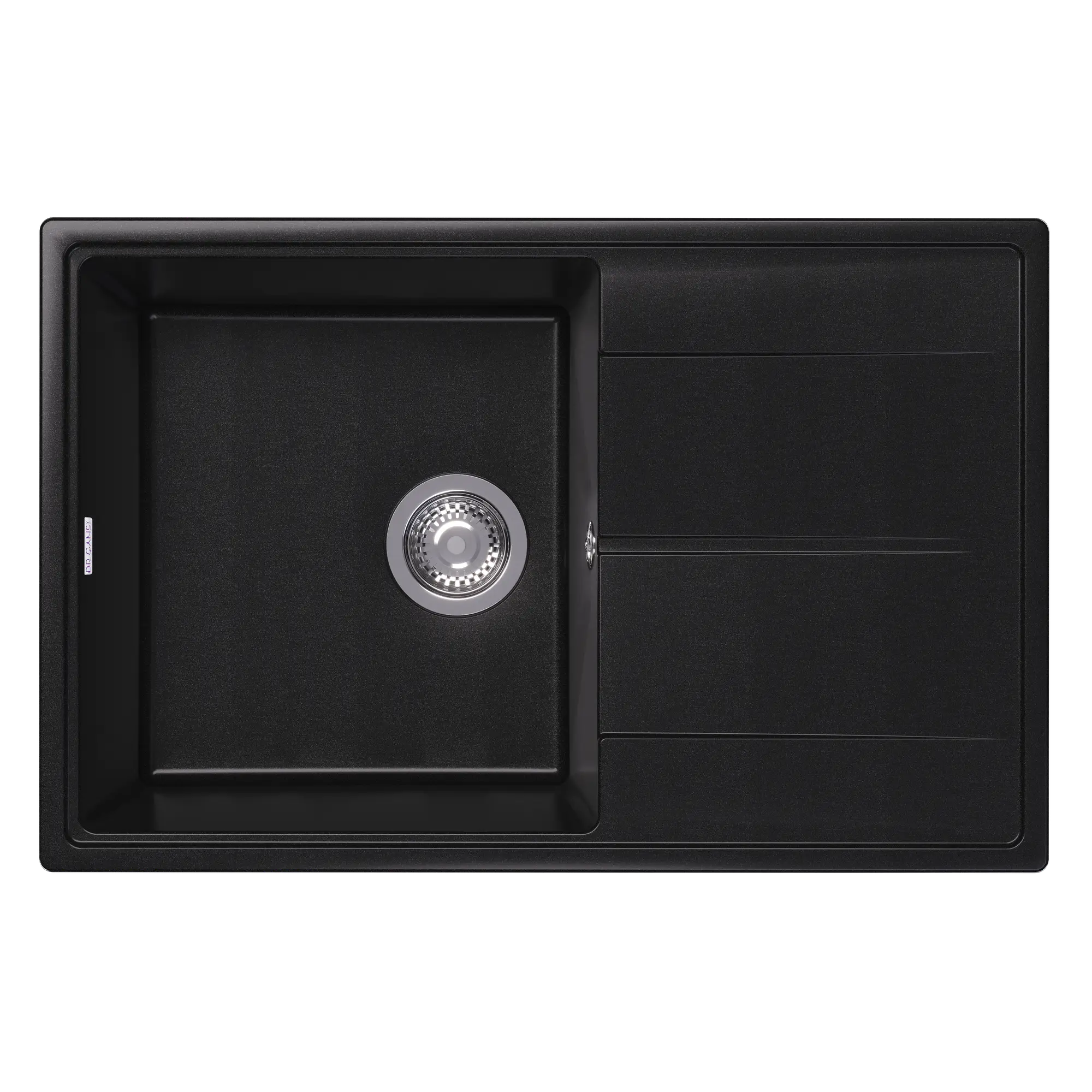 Мойка DrGans "Оливия" 740, графит СМс (25.150.C0740.411) - фото 2