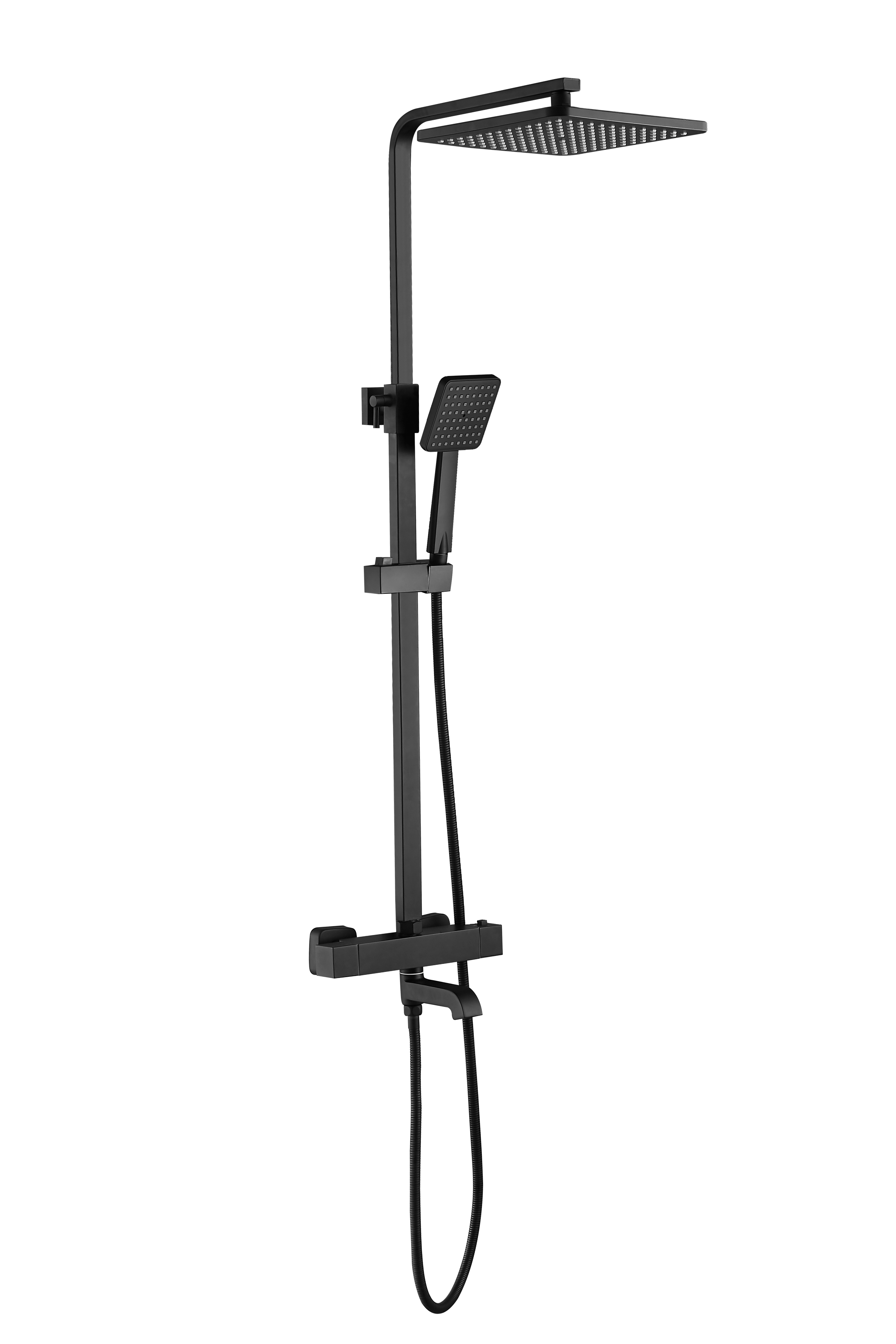 Душевая система ESKO Singapore black с термостатом (STT5054 BL)
