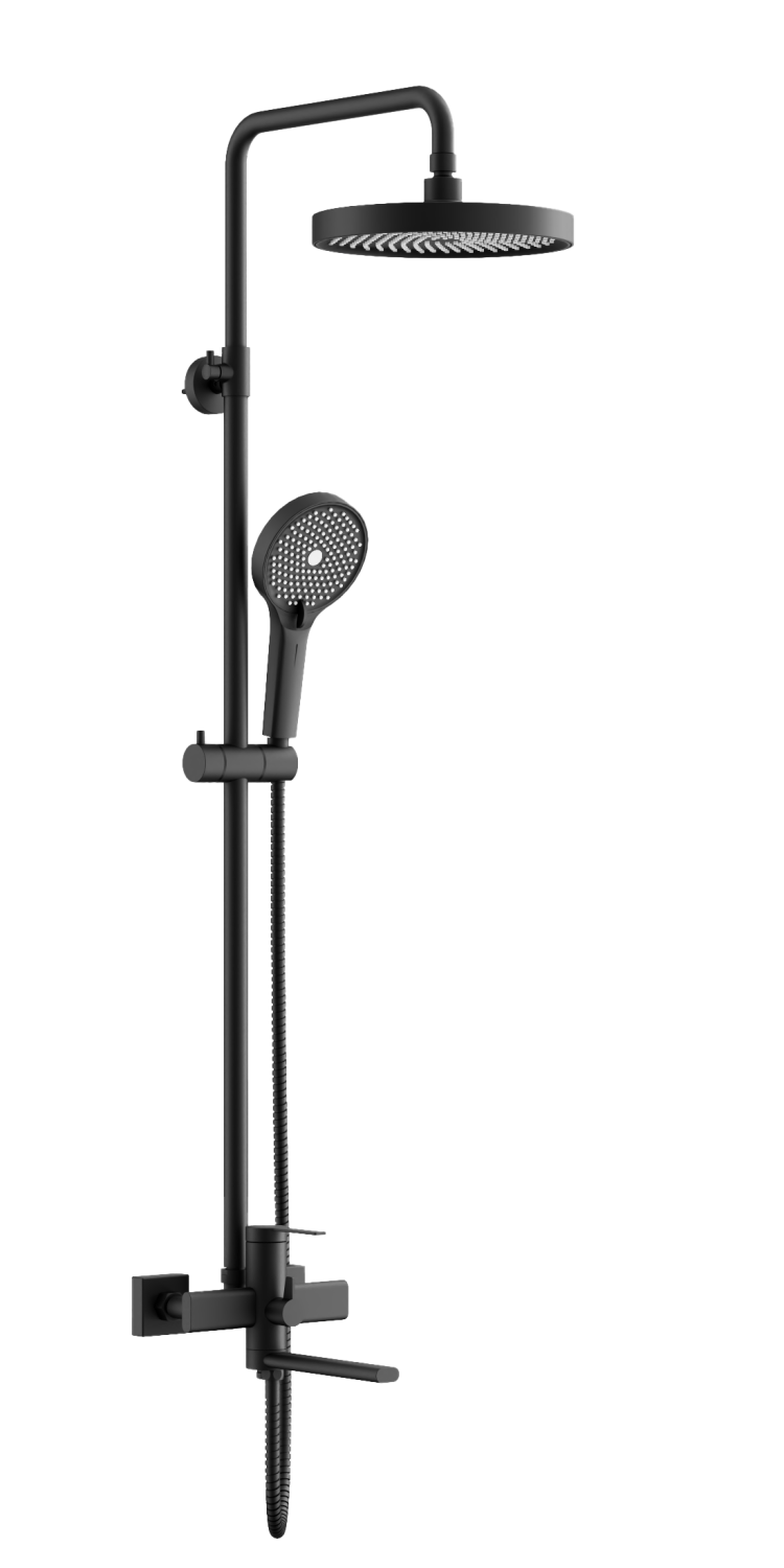 Душевая система BELZ черный (B24813-7) - фото 1