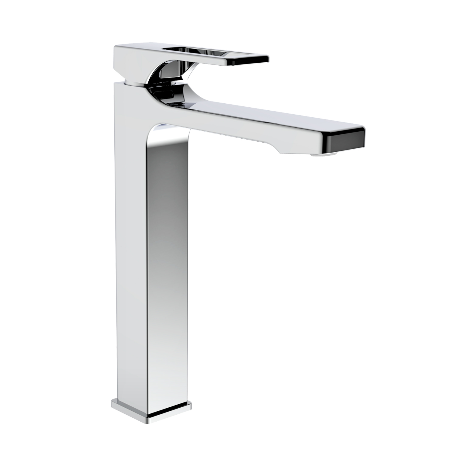 Смеситель Splenka для раковины высокий монолитный, хром (S55.15)