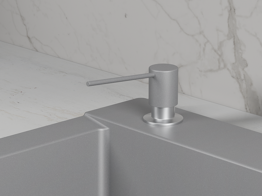 Дозатор для кухонной мойки GRANULA (22PD, АЛЮМИНИУМ) - фото 2