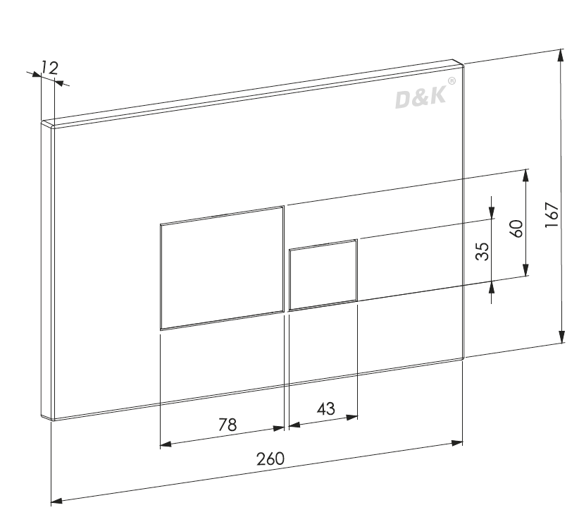 Комплект DK DS1391606 унитаз DT1396016, инсталляция DI8055119, клавиша смыва DB1519001 - фото 3
