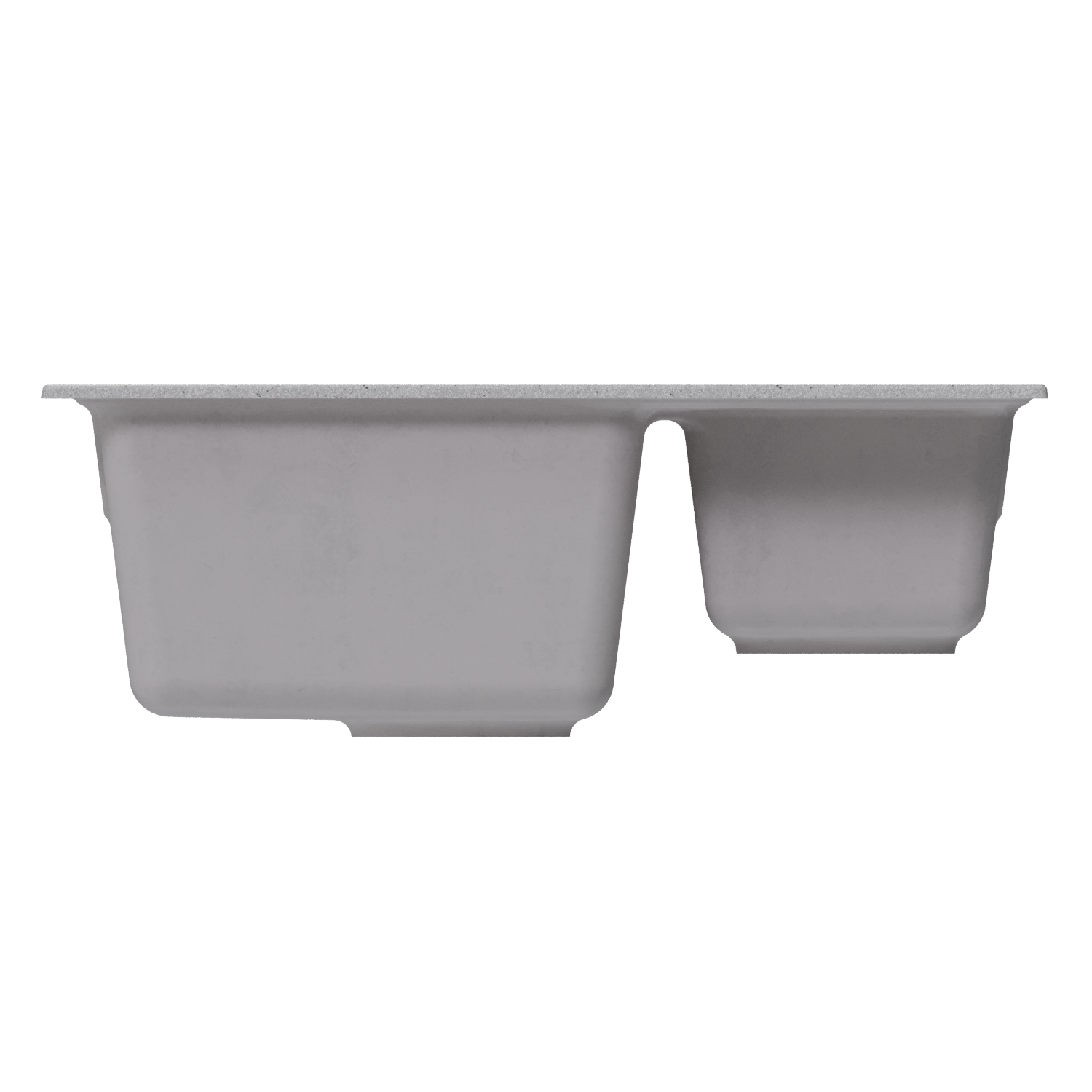 Мойка MIXLINE ML-GM21 двухчашевая, серая (310), 600*500*190мм (552014) - фото 3